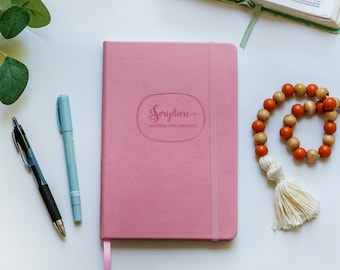 MINI Scripture Mapping Journal | Bible Verse Mapping | Christian Journal for Bible Study | Baby Pink
