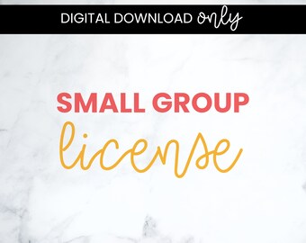 Scripture Mapping Journal Small Group License | Bible Study Printable (Digital Download) | Church Commercial Use