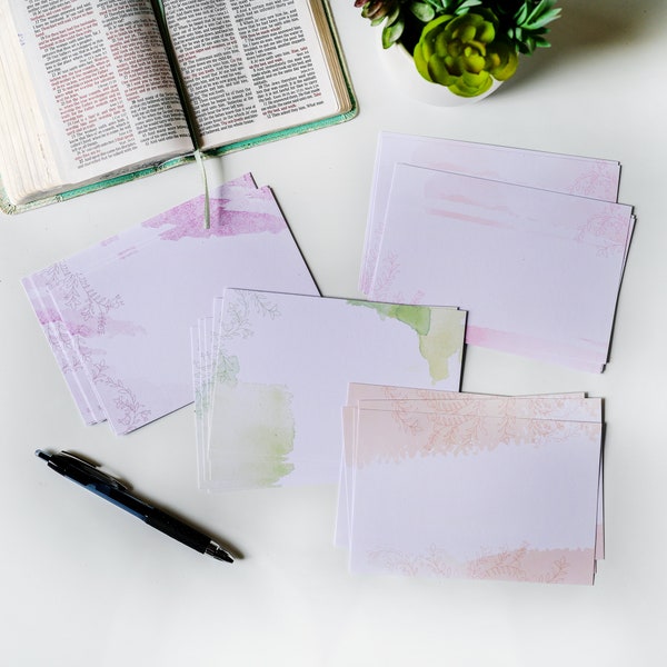 Blank Scripture Cards | Bible Verse Memory Cards for Simply Charlotte Mason Bible Memory