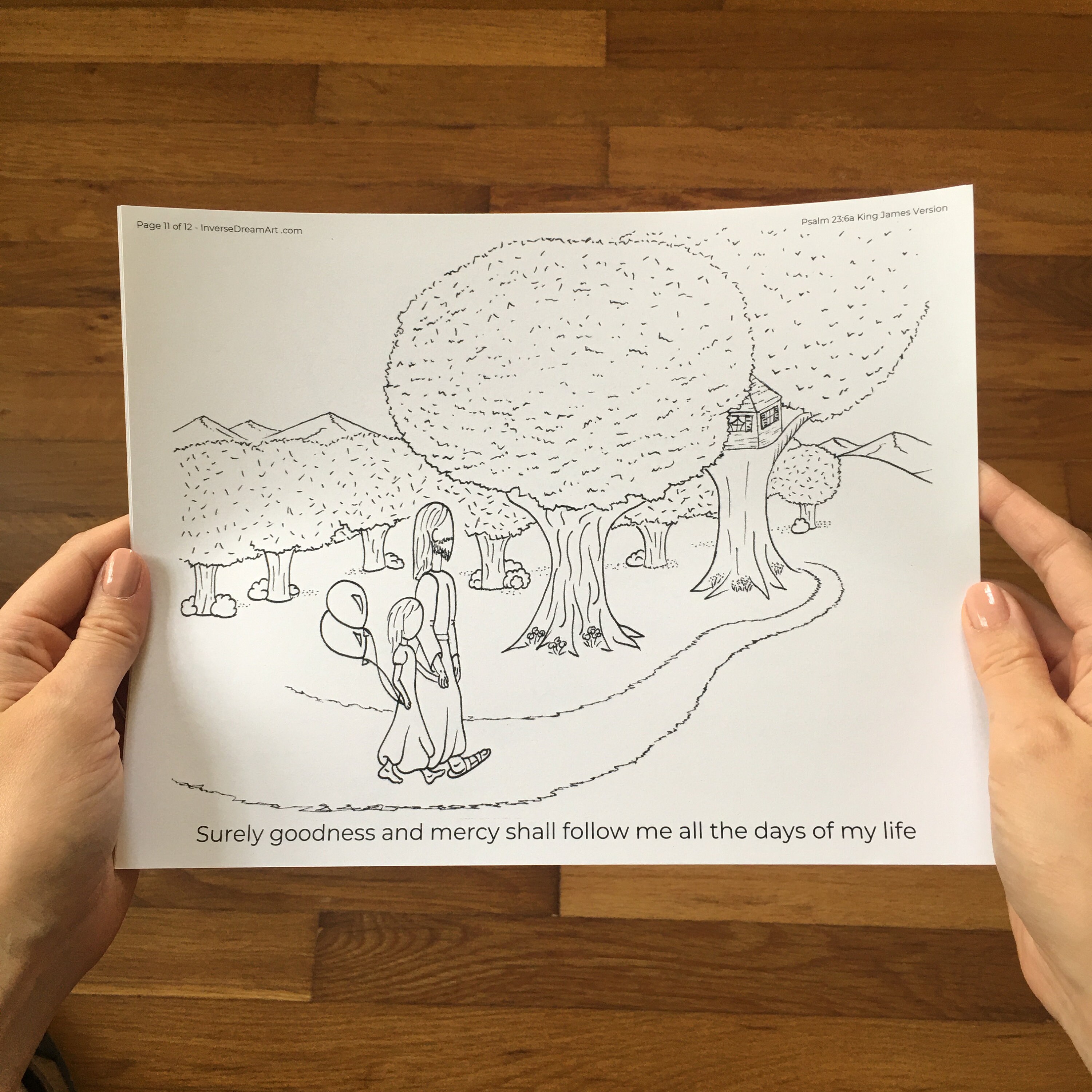 Psalm 23 Coloring Pages - 12 Pages - Printable Digital Download - Etsy