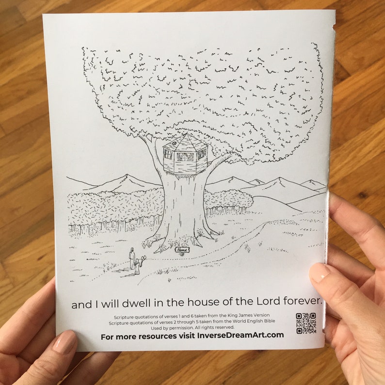 Psalm 23 Coloring Book - Etsy