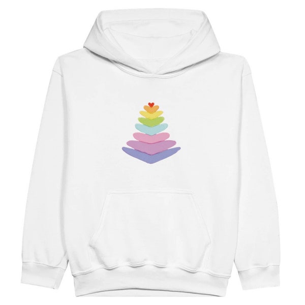 Love Colors Classic Kids Pullover Hoodie