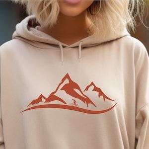 Mountain Bike Hoodie Mountain Biker Gift Bicycle Hoodie Cycling Hoodie Mountain Bike Sweatshirt Gift Ideas for Mountain Biker Fleece Hoodie