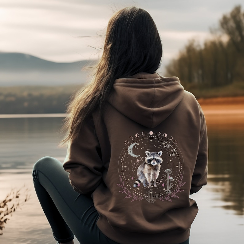 Mystical raccoon hoodie