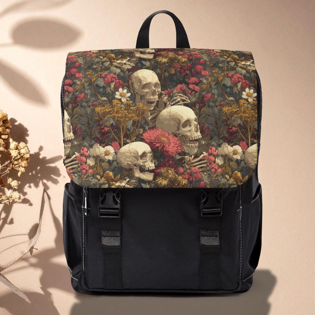 Web Core Backpack Skeleton Backpack Dark Cottagecore Aesthetic Unisex Casual Shoulder ...