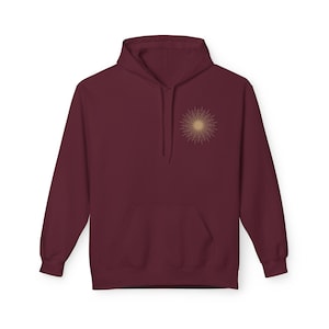 Celestial Hoodie Unisex Midweight Softstyle Fleece Hoodie Sun Stars Sweatshirt Mystical Constellation Clothes image 4
