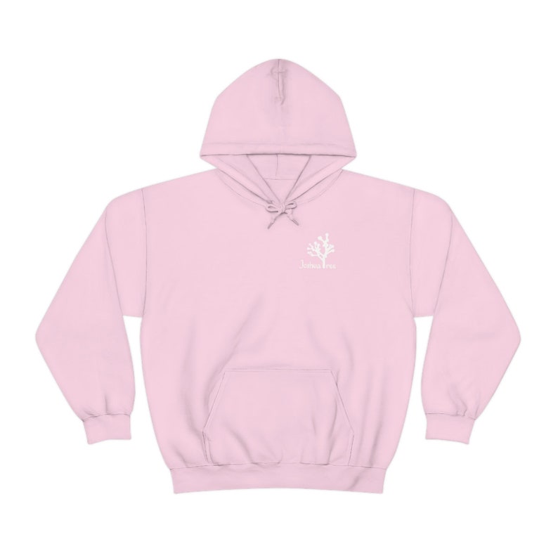 Joshua Tree Hoodie | Outdoorsy Hoodie | Hiking Hoodie | Tree Hoodie for Men | Joshua Tree Sweatshirt | Joshua Trees | Pastel Pink Hoodies image 7