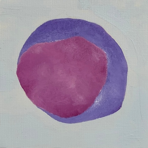 Lymphocyte Oil Painting Print