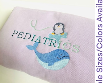 Moletom de Pediatria | Moletom de Baleia/Pinguim | Moletom da Área da Saúde | Moletom para Enfermeiros, Médicos e Fisioterapeutas