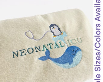 NICU Sweatshirt | Neonatal Sweatshirt | Embroidered Healthcare Sweatshirt | Rn, Md, Pt Sweatshirt