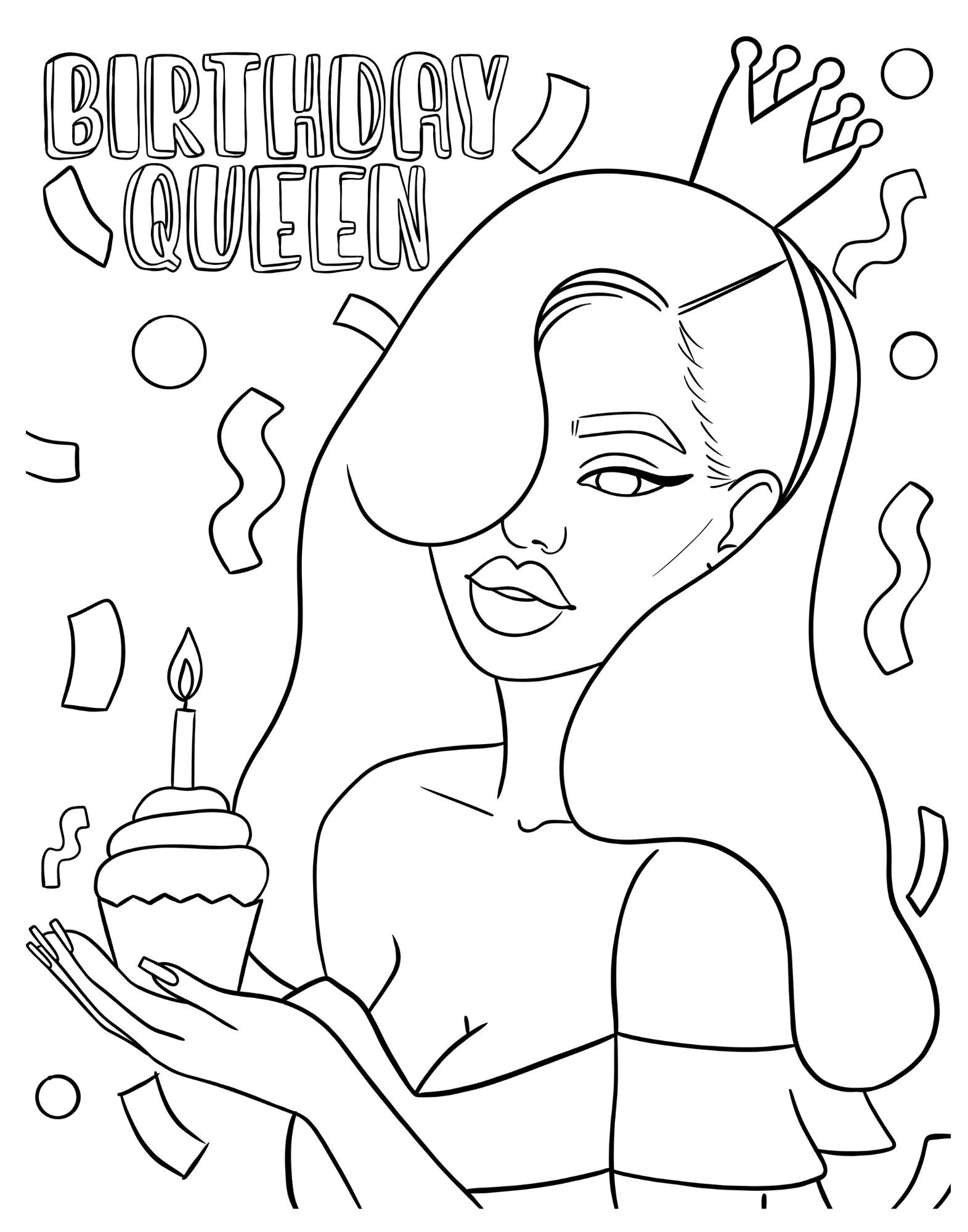 Birthday Queen DIY Paint Kit - Paint Your Queenly Celebration