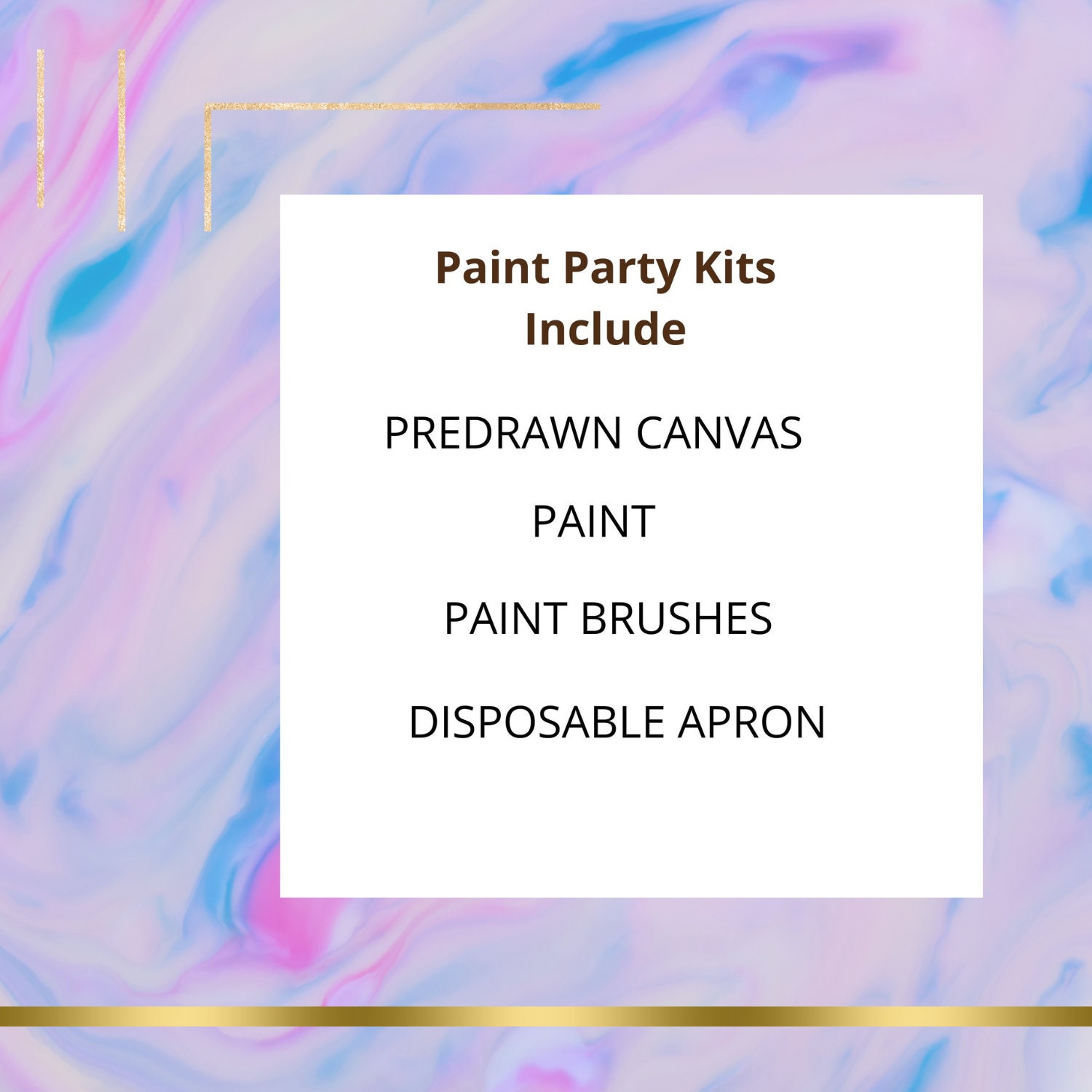 CHEERS TO SNOW PAINT PARTY KIT