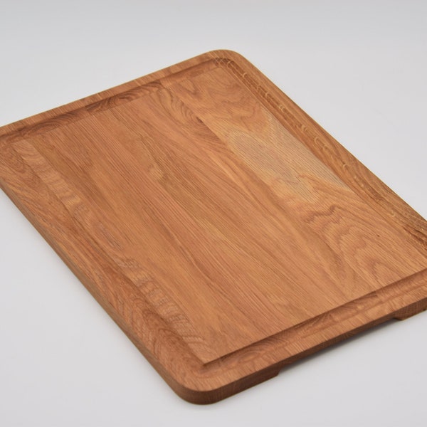 Large Wood Cutting Board with Juice Grooves