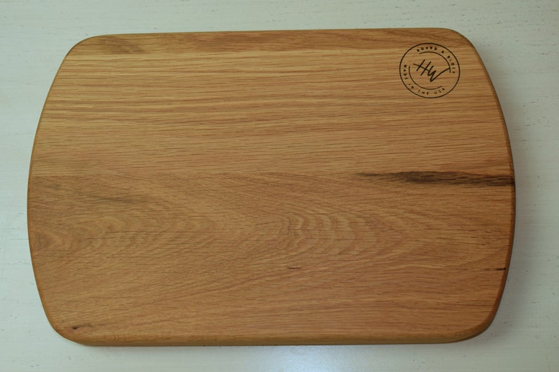 Small Wood Cutting Board Walnut & Character Walnut Hickory White Oak