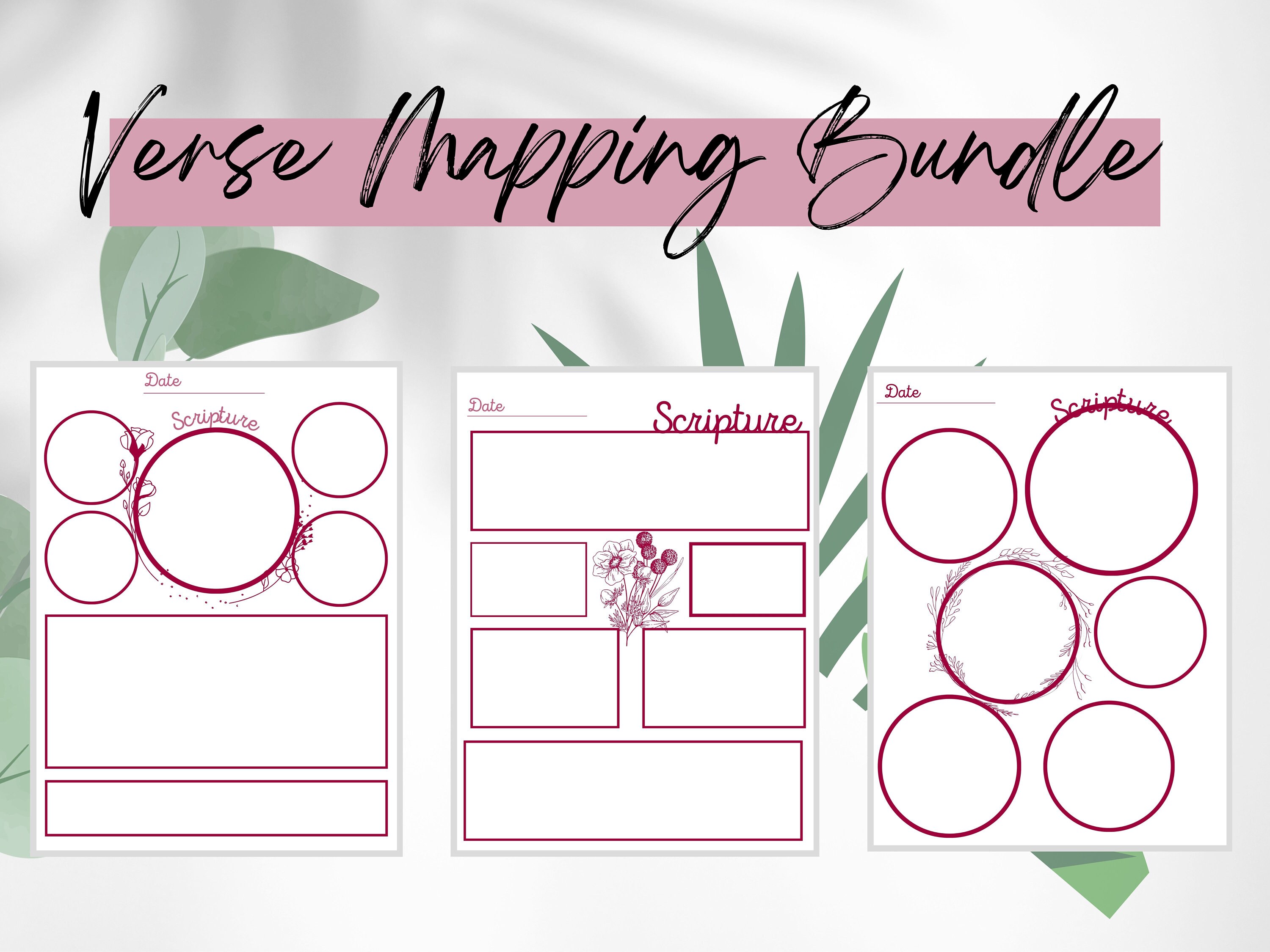 Bible Verse Map Printable, Women Map Out Scripture Study and Deepen ...