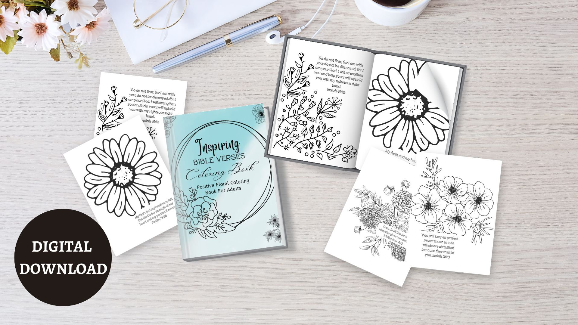 Adult Faith Coloring Pages for Spiritual Relaxation and Reflection