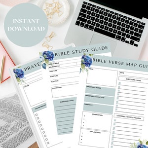 Hydrangea Bible Study Guide Bundle: Printable Prayer Journal (PLR) - Etsy