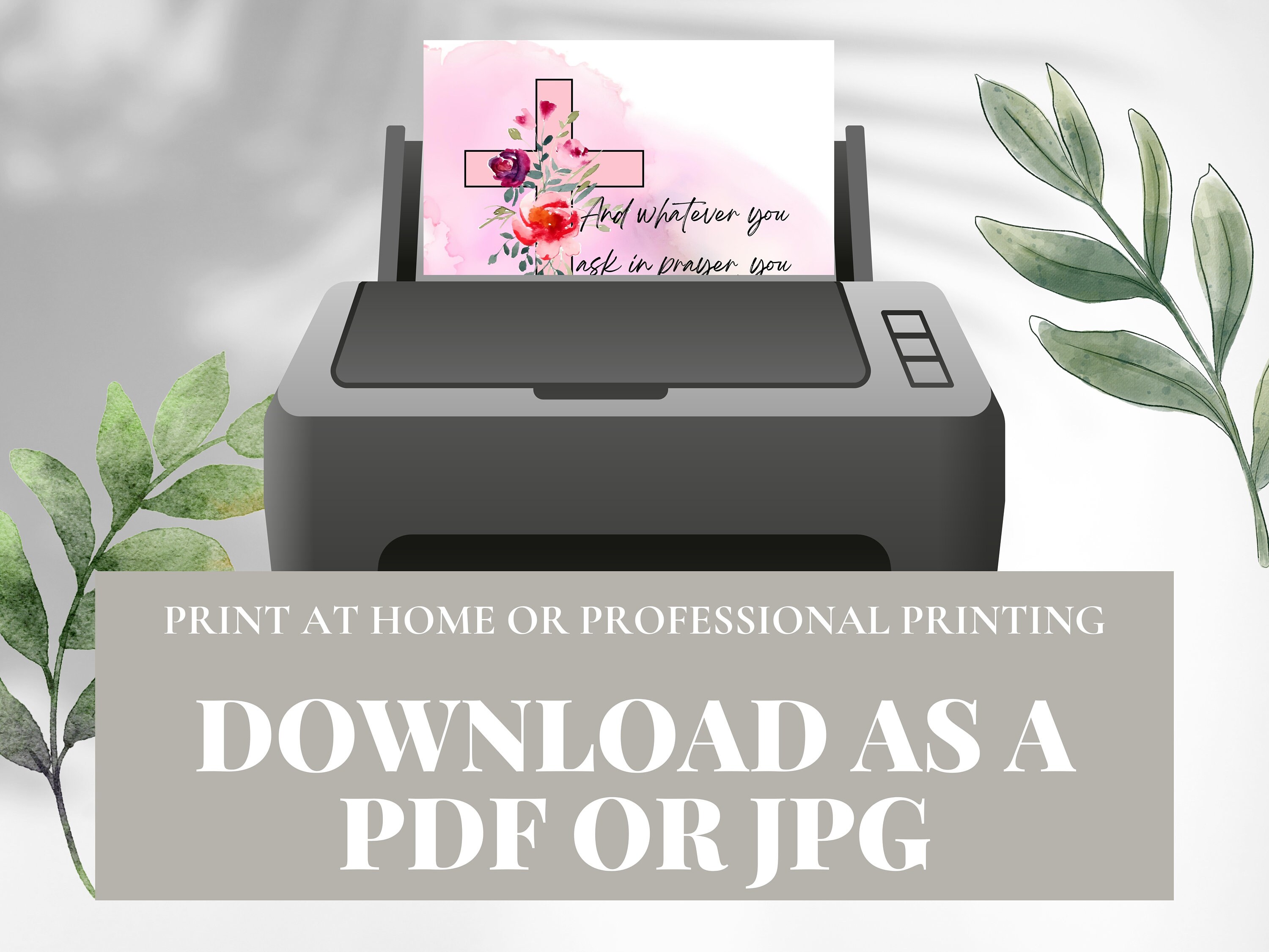 Printable Bible Verse Wall Art Bundle to Inspire &amp; Encourage, 8 Bible ...