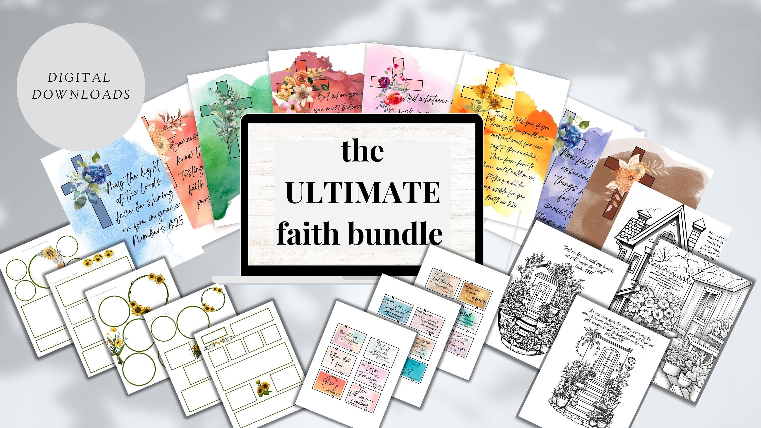 Faithful Women Bible Study Printables, Ultimate Faith Printable Bundle ...