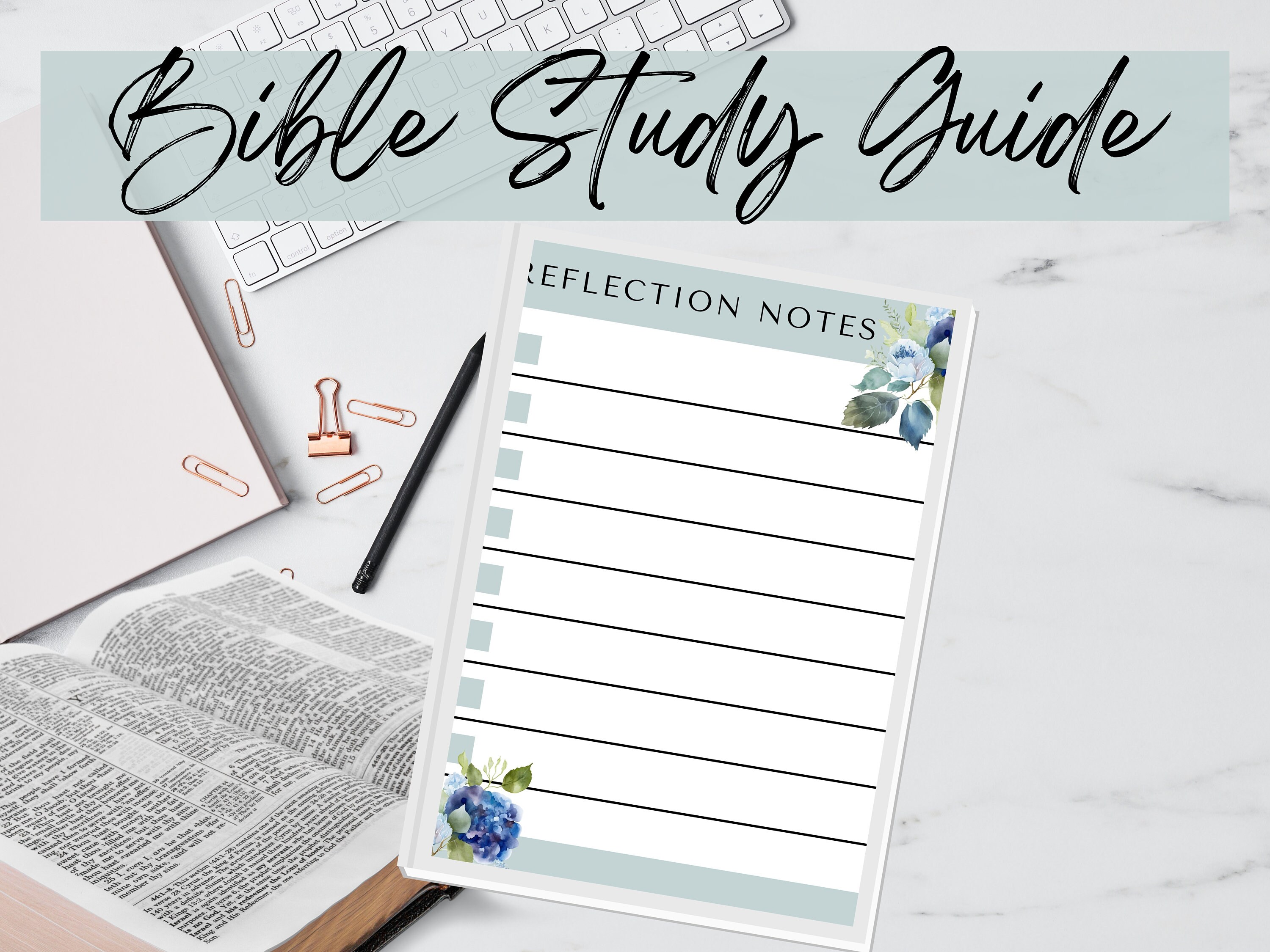 Hydrangea Bible Study Guide Bundle: Printable Prayer Journal (PLR) - Etsy