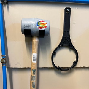 Estwing Deadhead Mallet wall mount/ wall hanger/ hammer mount/ rubber mallet