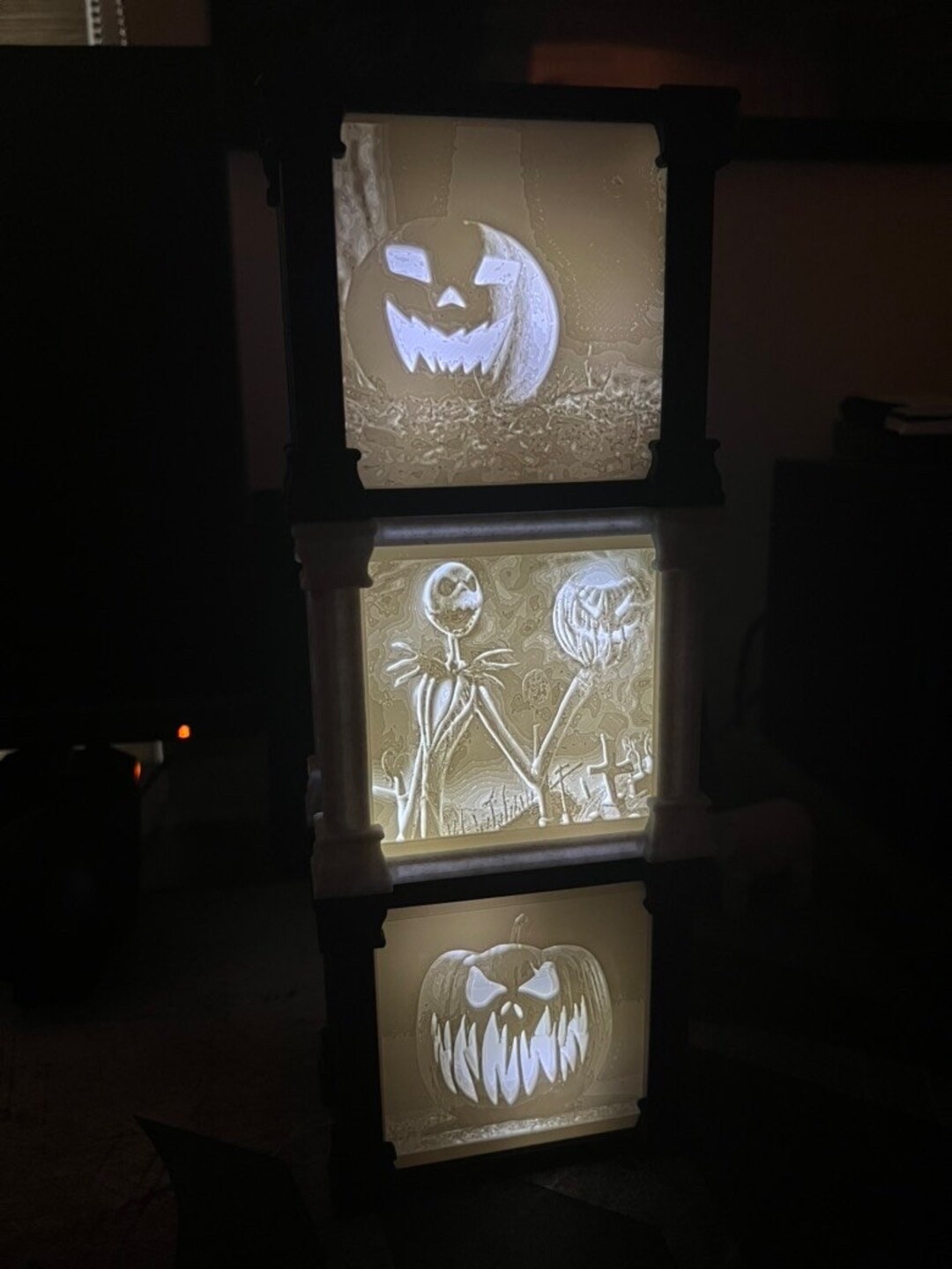 3D Printed Picture Box/custom Made Pictures/halloween Light Box