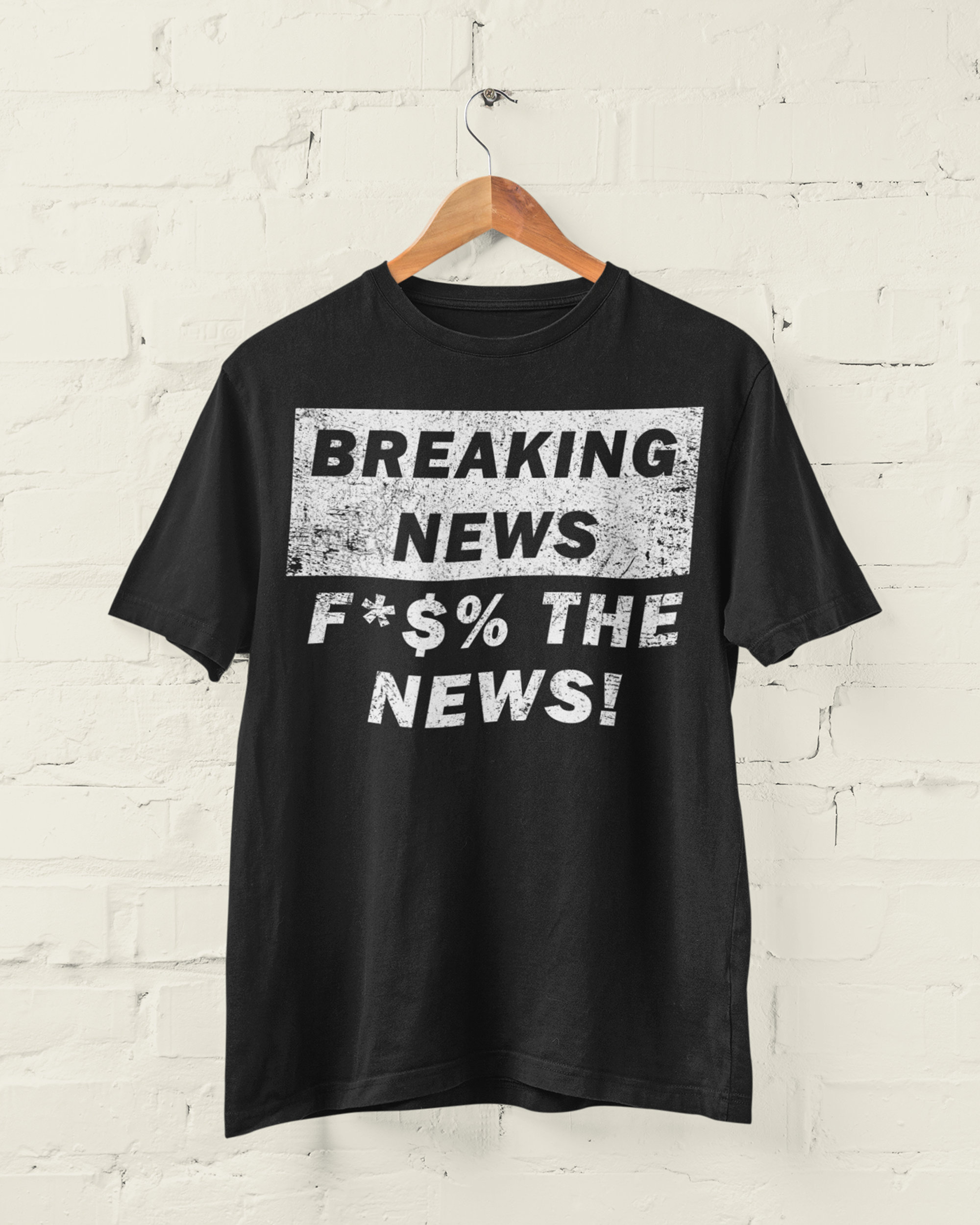 Breaking News Gift T-shirt -  Gift for Boyfriend, Funny Quote, Gift for Dad, Dad Birthday Shirt, Fathers Day Gift, Fake News Unisex Soft Tee