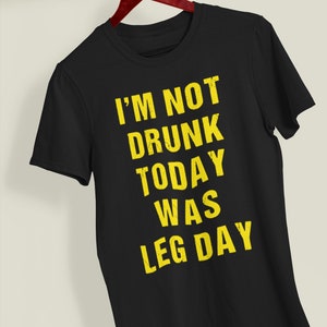 Leg Day Funny Gym T-Shirt Unisex Soft Tee