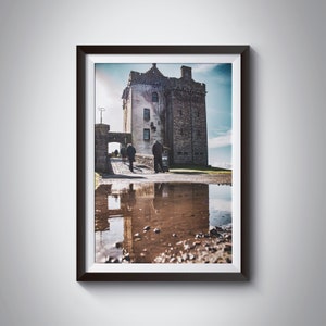 Castello di Broughty Ferry / Dundee / Scozia / Stampa artistica / Stampa A3 / Fotografia