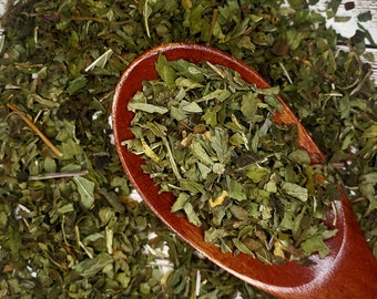 Soothing Mint Herbal Tea- Loose Leaf Tea- Gourmet Tea- Blends- Herbal tea- Small Batch Tea- tea lover gifts- mint tea