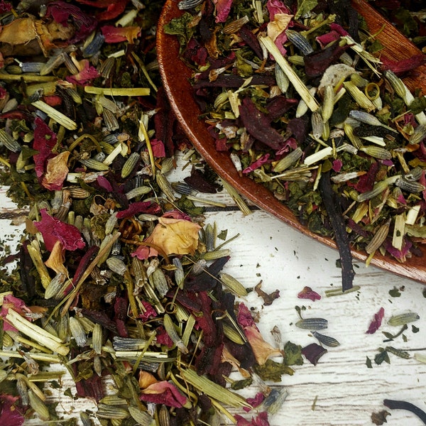 Sweet Dreams Herbal Tea- Loose Leaf Tea- Sleep Tea- Herbal Tea- Small Batch Tea- Gourmet Tea- Tea Lover Gifts-Blends-hibiscus tea- Floral