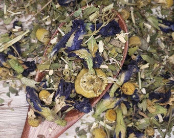 Midnight Dream kruidenthee-slaapthee-losse bladthee-kleine partij losse bladthee-gourmetthee-bedtijdthee-blends-theeliefhebbergeschenken