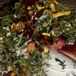 Red Moon Tea, Loose Leaf Tea, Lunar Tea, Gourmet Tea, Tea, hibiscus