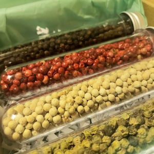 Peppercorn Set- Seasoning- Spices- Multi color- Foodie gifts- Gourmet Set