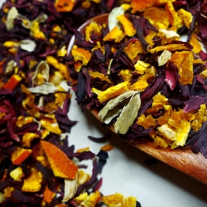 Citrus Hibiscus Tea- Floral Tea- Gourmet Tea- Loose Leaf Tea- Small Batch Tea