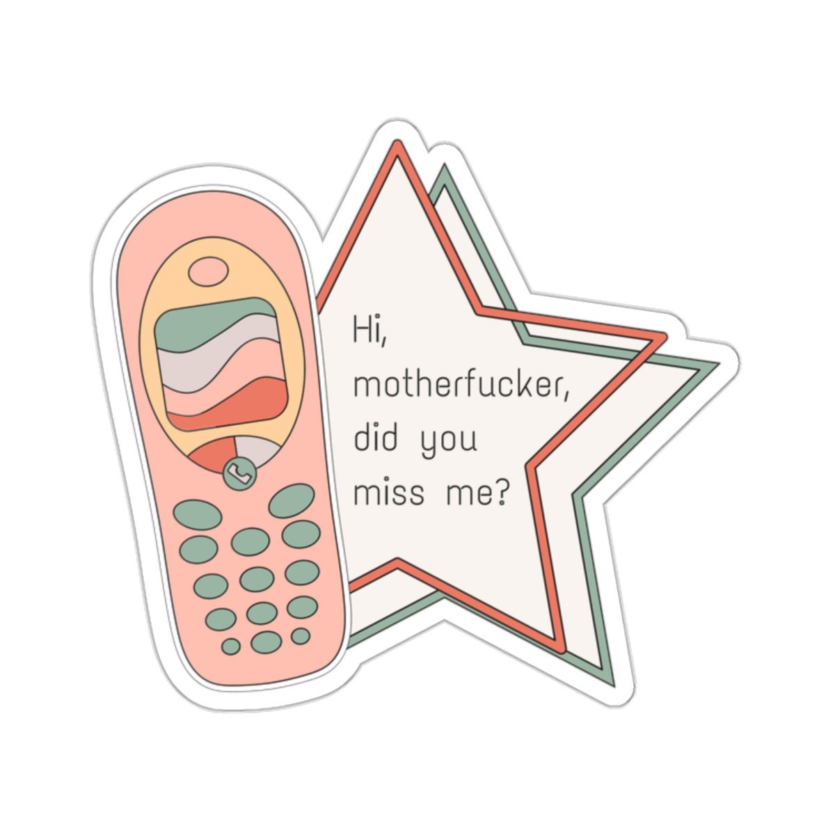 Ho Ho Ho Motherfucker, Funny Christmas, Laptop Stickers, Funny