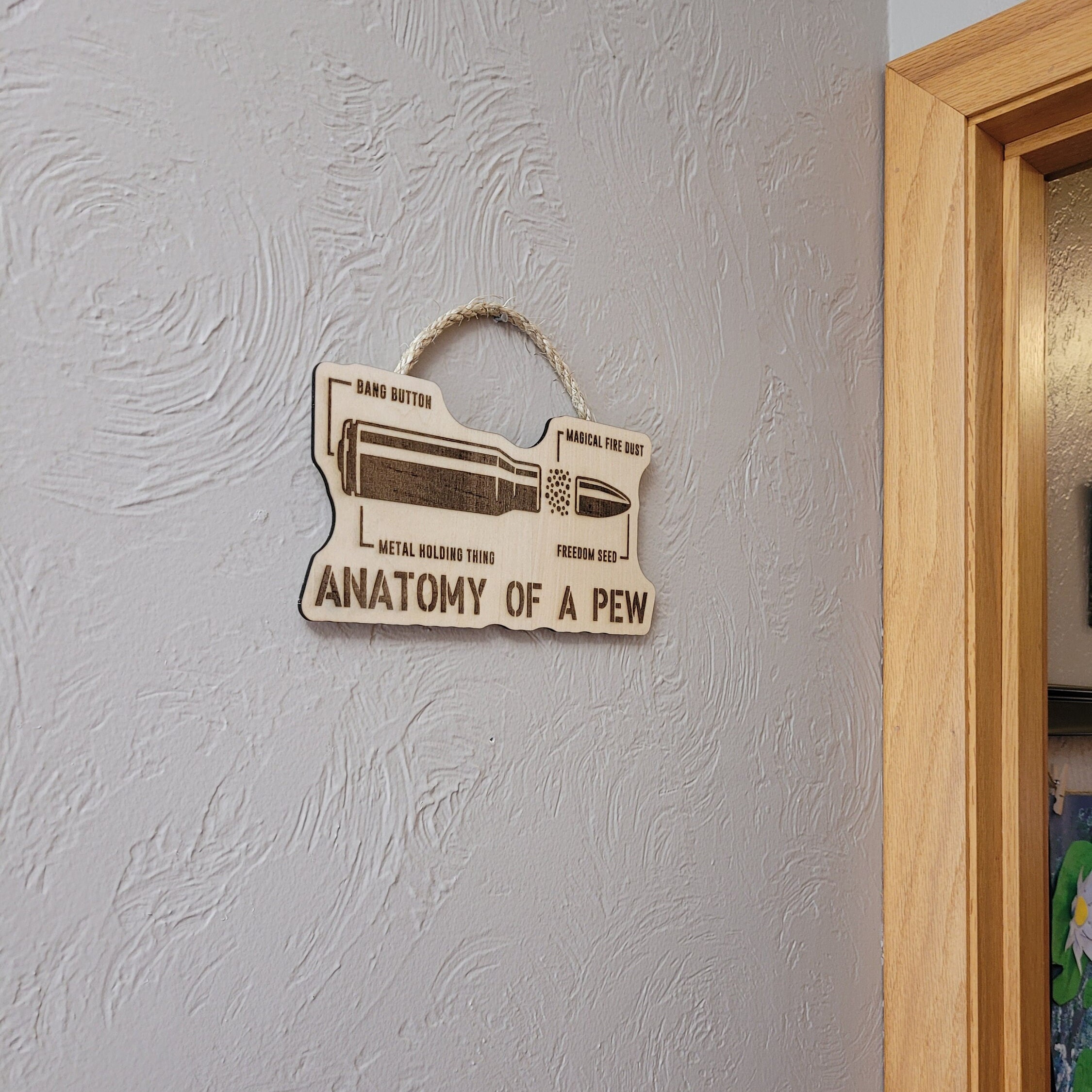 Anatomy of a Pew Laser Engraved Wall Decor Etsy