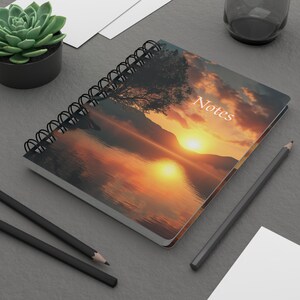 Notes Spiral Bound Journal, Blank Notebook, Writing Diary, Sketchbook, Planner, Doodle Pad, Stationery Set