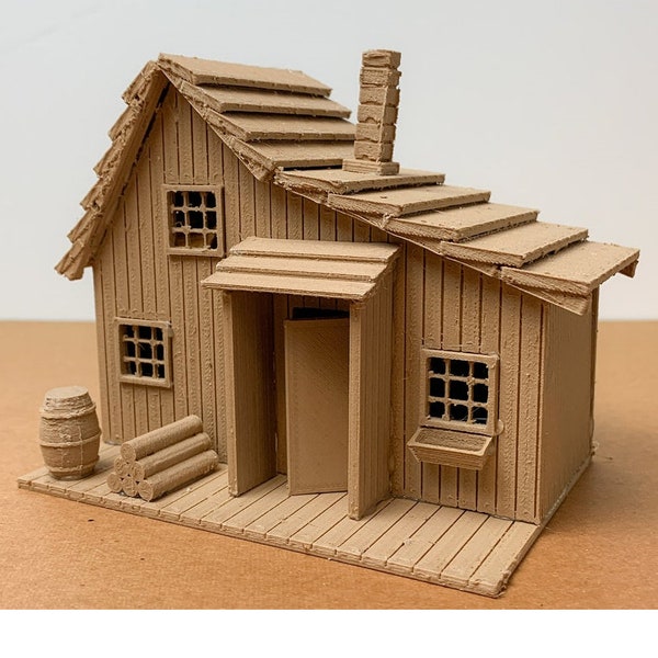 Kit de modelo de cabina Ingalls en miniatura de Little House on the Prairie