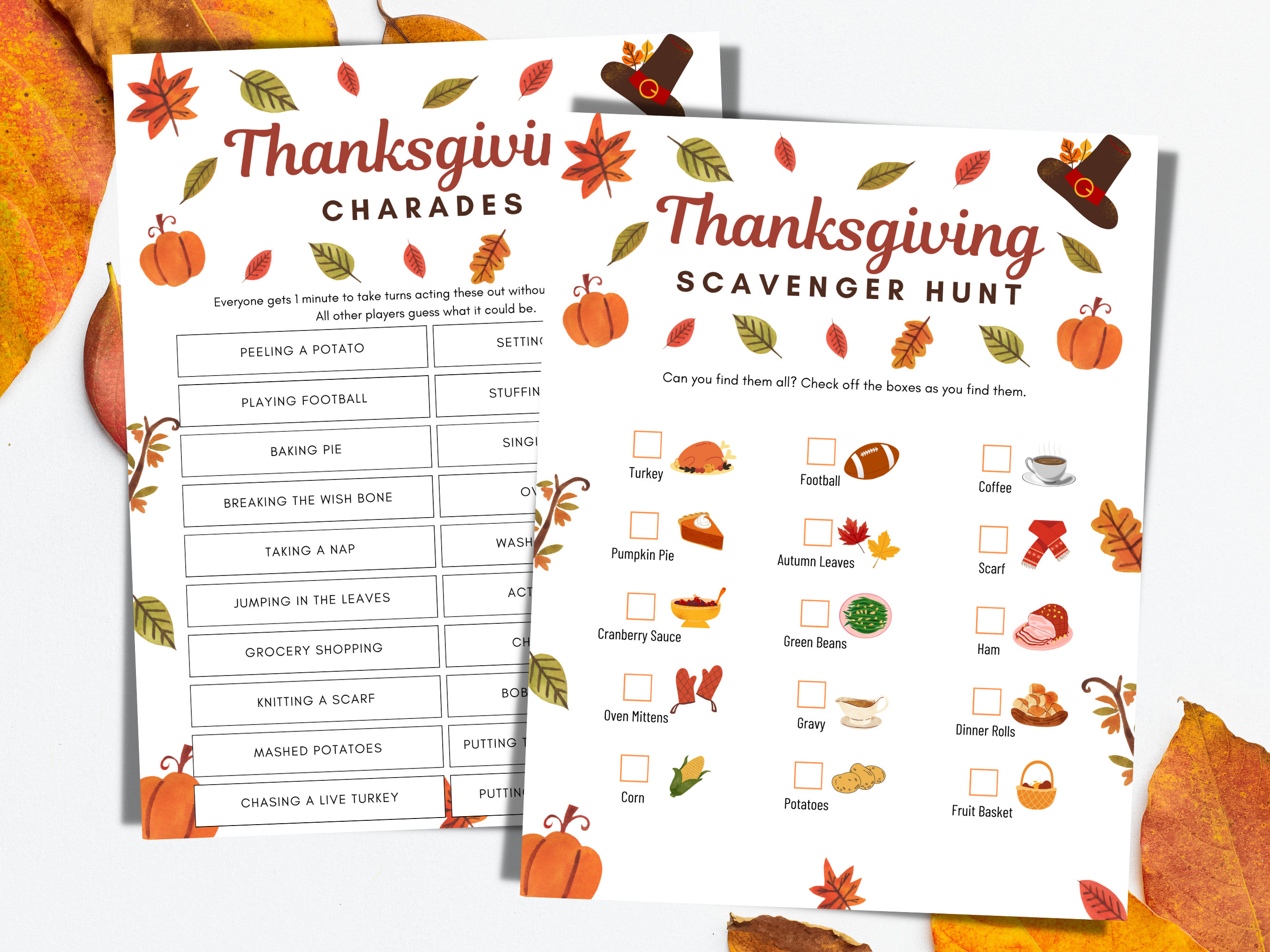 Thanksgiving Printable Games | Thanksgiving Games Bundle | Thanksgiving ...