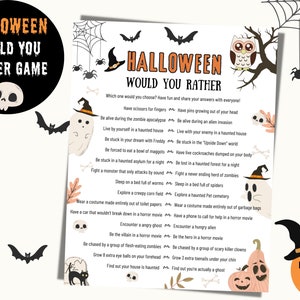 Halloween Would You Rather Game: Spooky Party Fun (Digital Download)