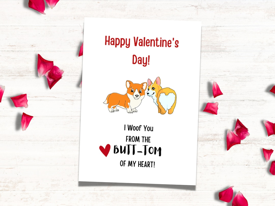 Corgi valentine's store day