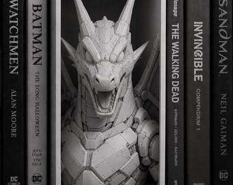 Godzilla Vs King Kong Metal Bookends, Movie Decor - Etsy