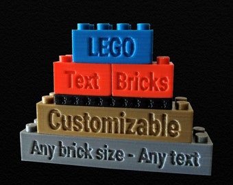 Custom LEGO style Bricks AND keychains