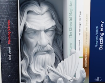 Gandalf de grijze boekenstandaard voor boekenplank