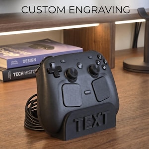 Steam Controller Stand with Charging Puck Insert with customizable option
