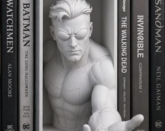 Rincón de lectura INVINCIBLE para estantería o decoración de pared.