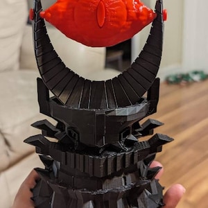 Sauron&#39;s tower christmas tree topper Barad-dûr