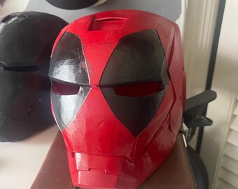 iron man deadpool helmet Armor STL More of a show piece for your desk or wall The Secret Behind My 3D
