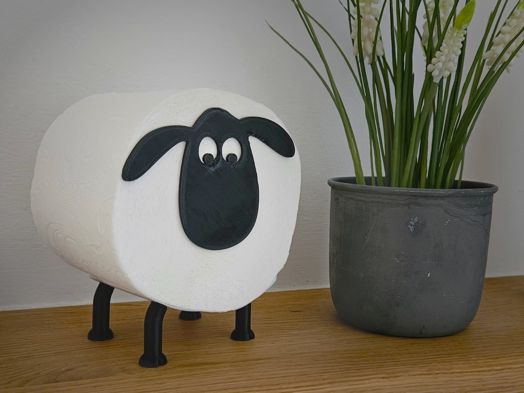 Black Sheep - Toilet Paper Holder for your Bathroom by luczjanoo